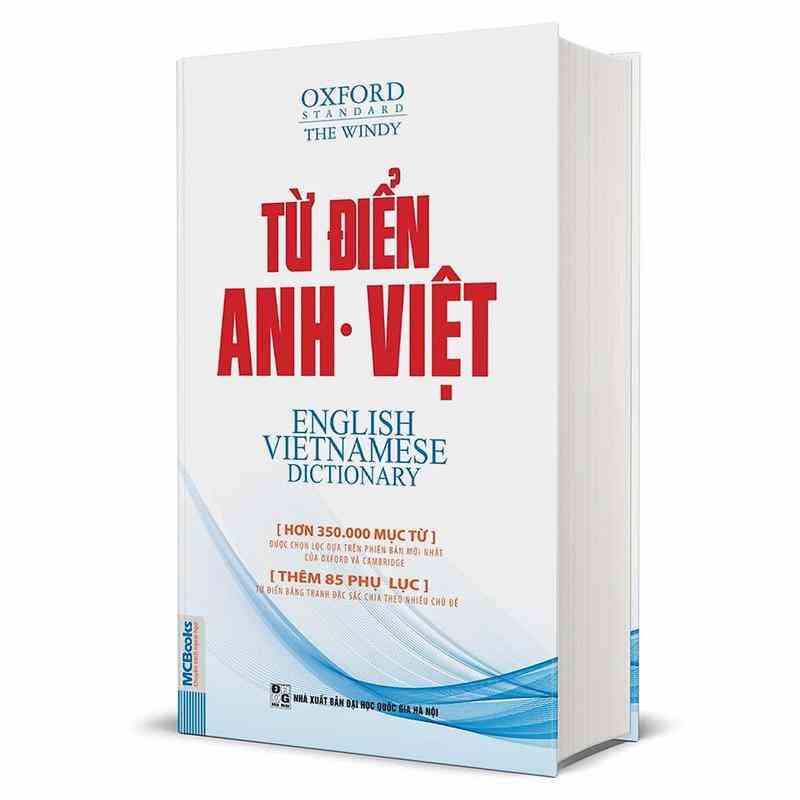 Sách - Từ Điển Anh Việt Phiên Bản Bìa Mềm Màu Trắng - OXFORD Standard