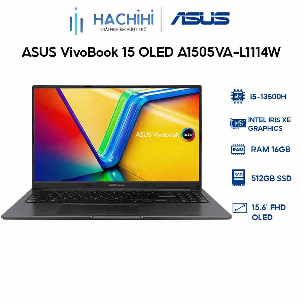 Laptop ASUS VivoBook 15 OLED A1505VA-L1114W i5-13500H | 16GB | 512GB | 15.6 FHD OLED