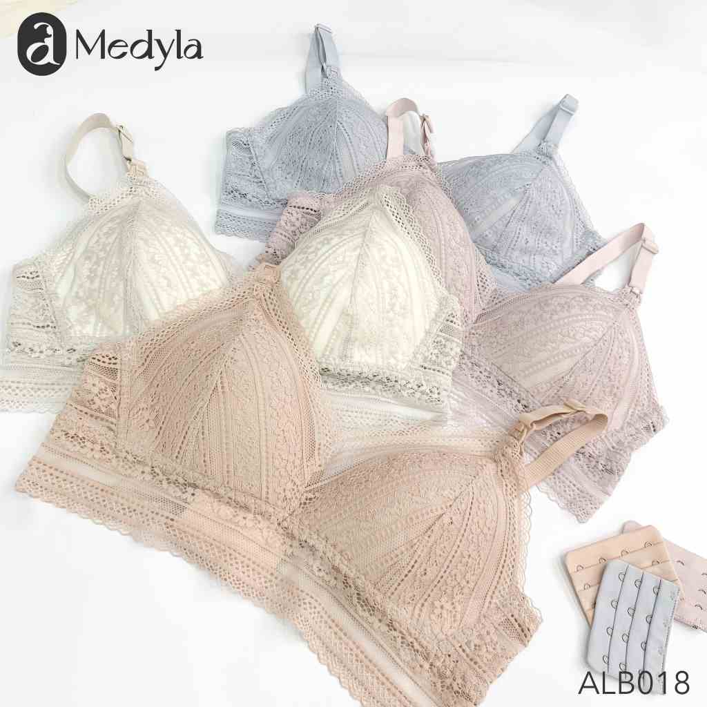 MEDYLA - Áo lót bầu viền ren thông hơi  cho bầu mặc trong và sau sinh - ALB018