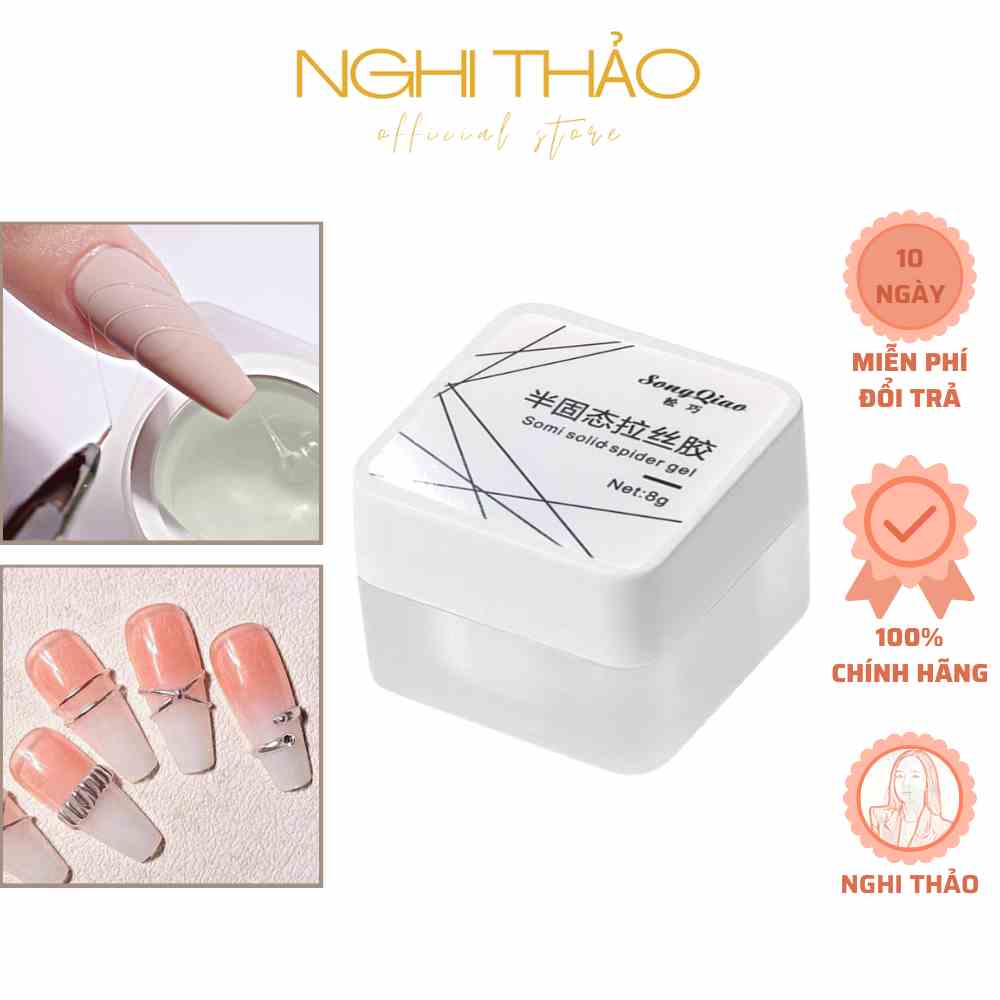 Gel nhện trong suốt chà tráng gương 8g NGHI THẢO