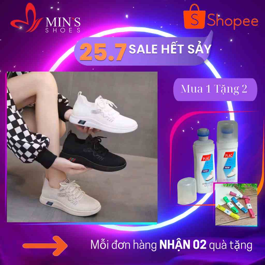 (MUA 1 TẶNG 2 - DUY NHẤT 25-27/07) Mins Shoes - Giày Thể Thao Cao Cấp TT198