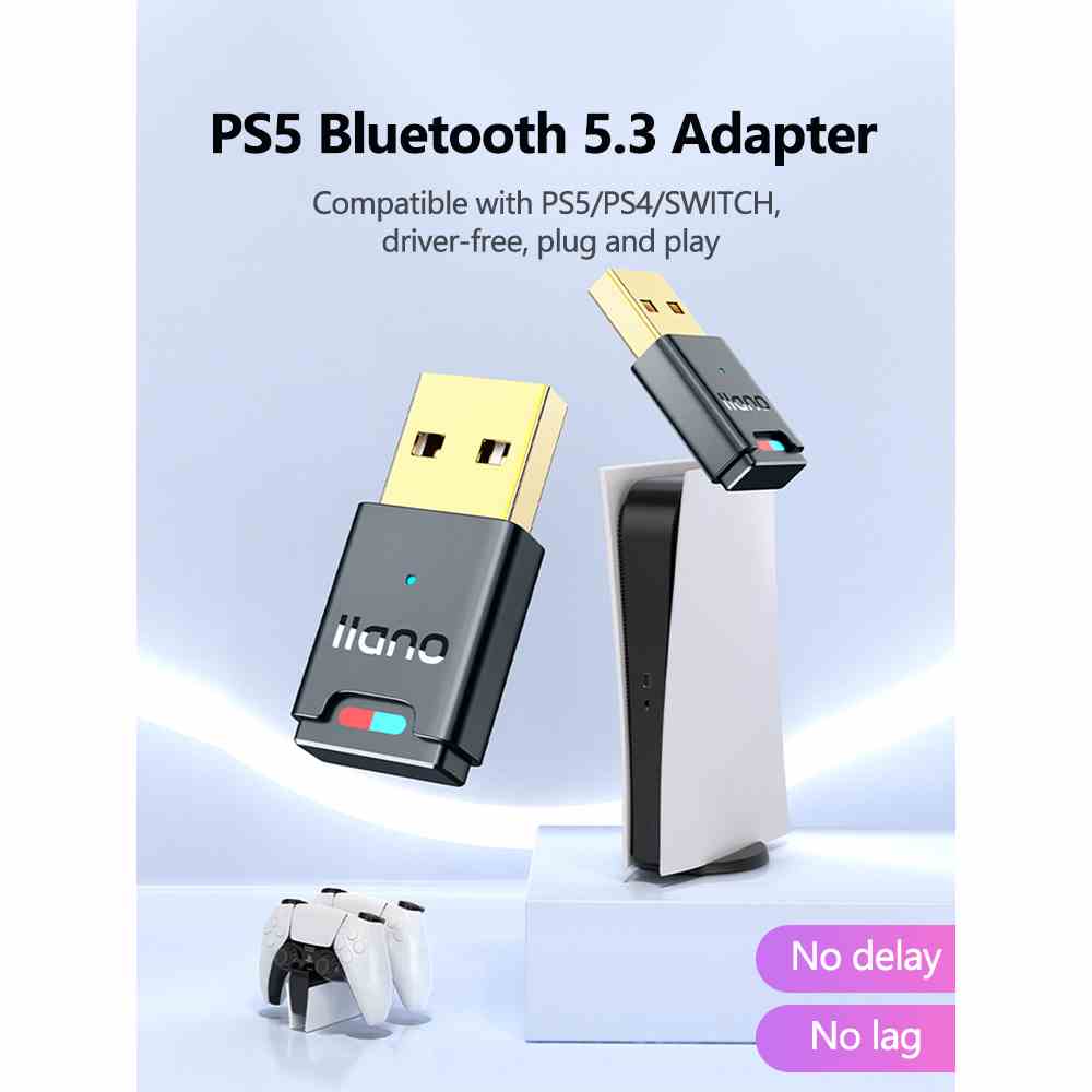 Bộ Chuyển Đổi USB Bluetooth 5.3 LLANO Cho Switch / PS5 / PS4