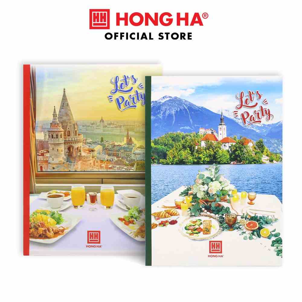 Vở kẻ ngang Hồng Hà 120 trang Lets Party (1425)