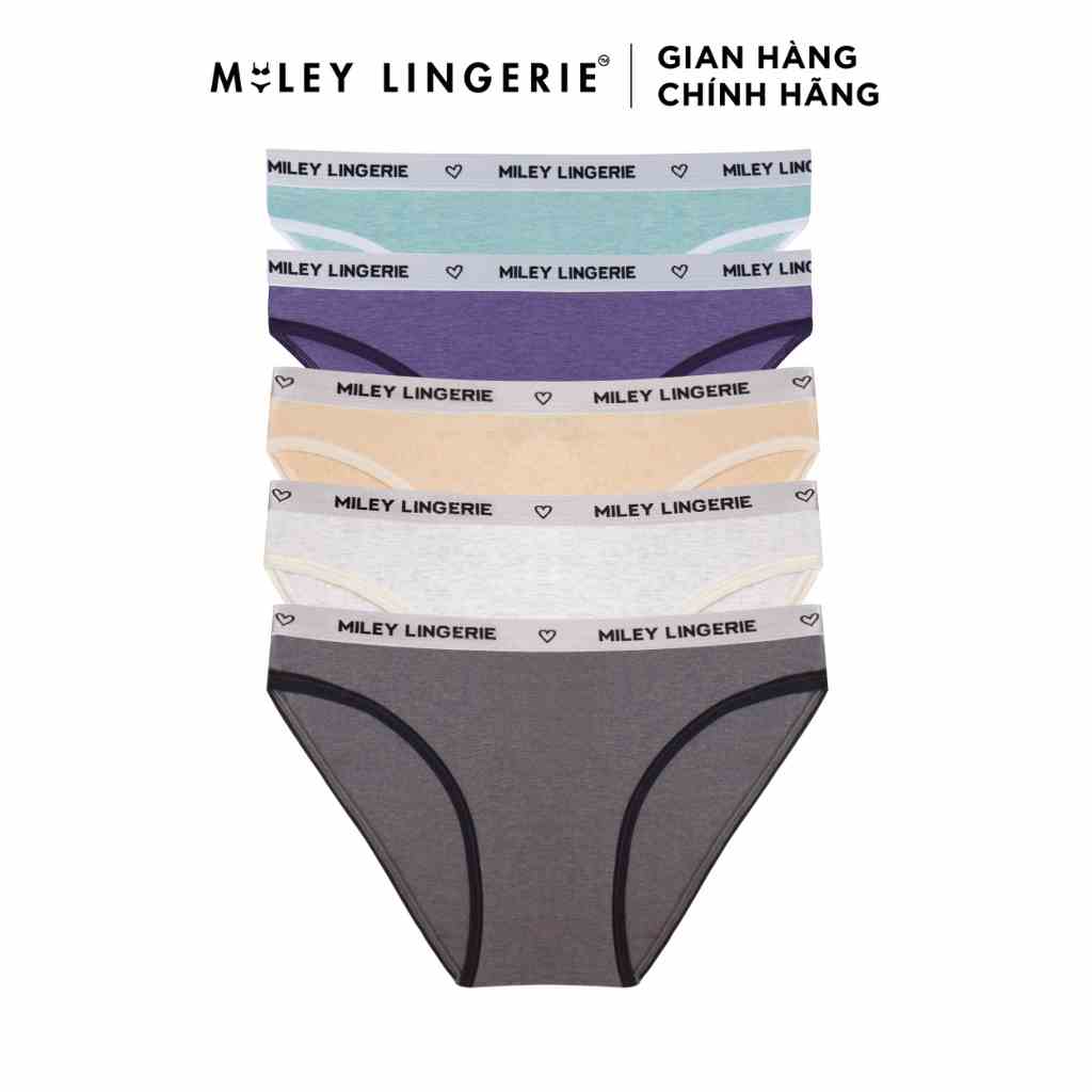 [Mã BMLTA35 giảm đến 35K đơn 99K] Combo 5 Quần Lót Nữ Melange Kiểu Dáng Basic Miley Lingerie FCB ( Màu Ngẫu Nhiên)