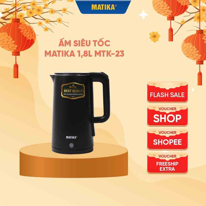 Ấm Siêu Tốc MATIKA 2.3L MTK-2023