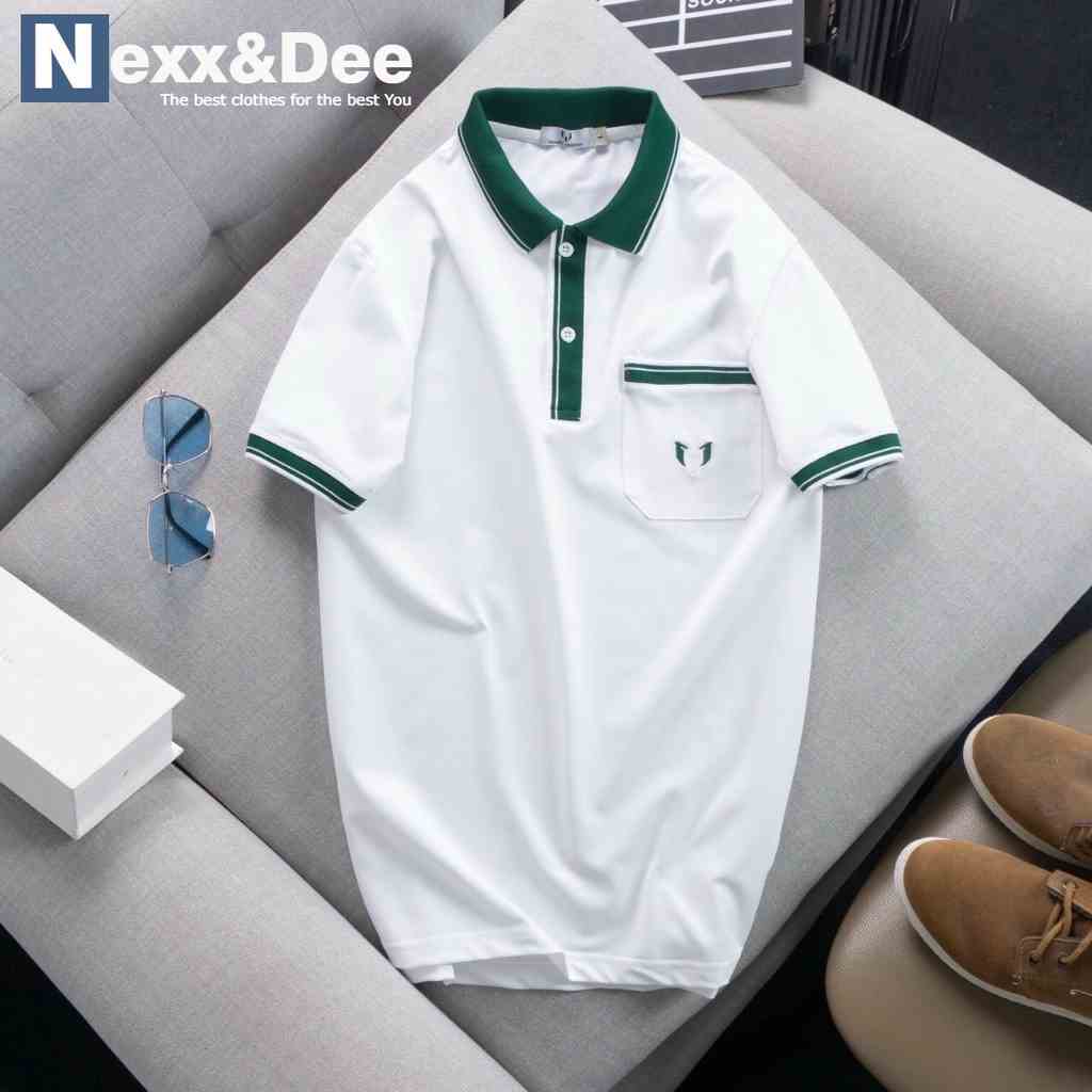 Áo thun POLO nam cá sấu có túi có cổ bẻ TRẺ TRUNG big size 3xl cao cấp Nexx&Dee PL32