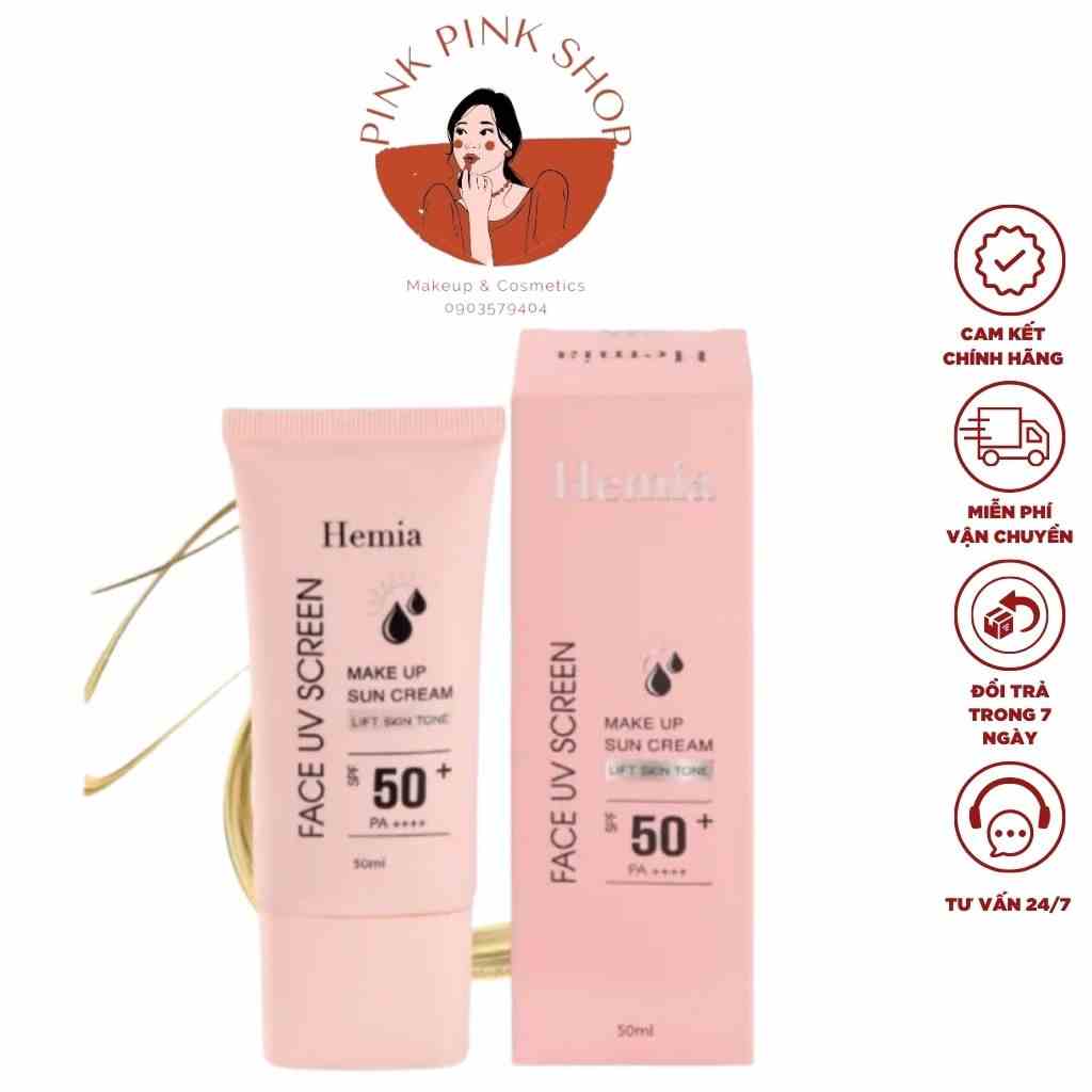 [Mã BMLTB35 giảm đến 35K đơn 99K] Kem Chống Nắng HEMIA Chống Nắng SPF45 và Làm Trắng Da