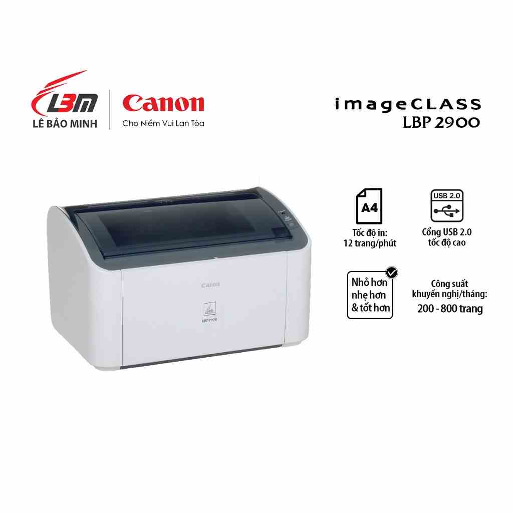 [Mã ELCL7 giảm 7% đơn 300K] Máy in Canon Laser LBP-2900