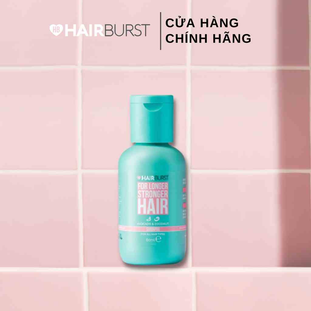 [HB GIFT] Dầu gội HAIRBURST hỗ trợ mọc tóc dài hơn chắc khỏe hơn 60ml/chai