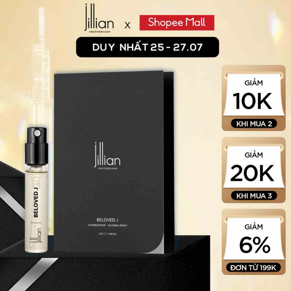 Nước hoa Nữ JILLIAN - BELOVED J 2.5 ML