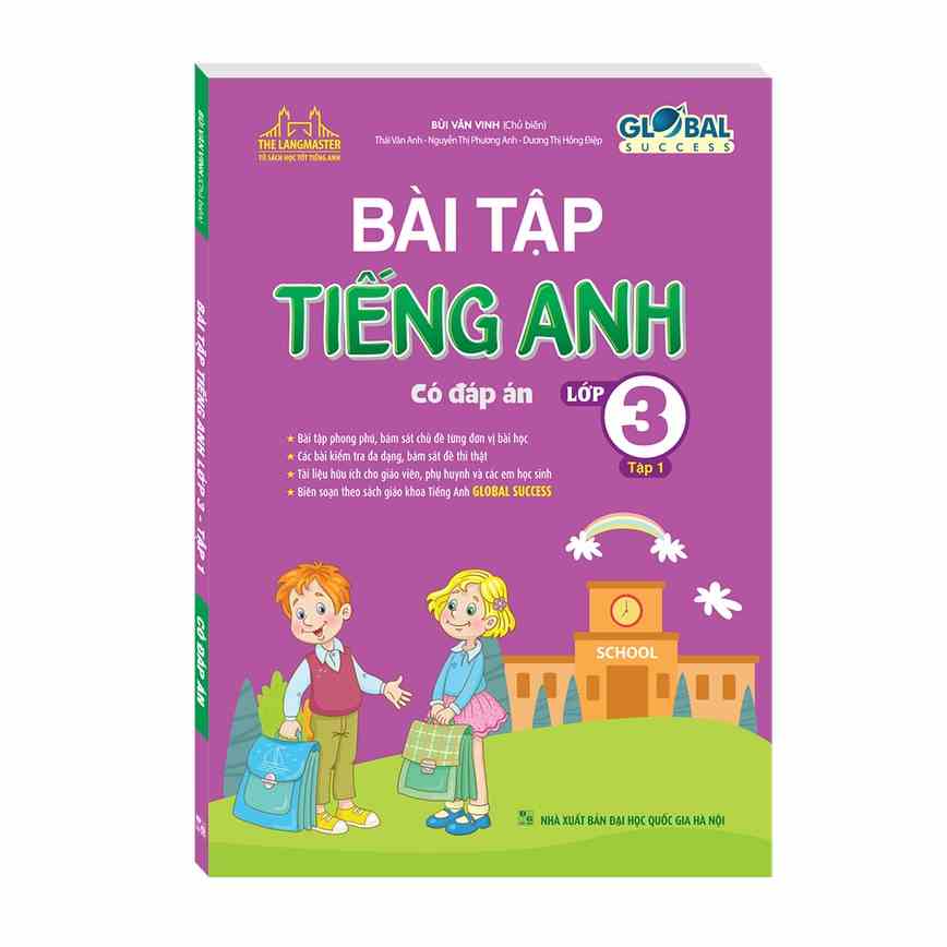 Sách - GLOBAL SUCCESS - Bài tập tiếng anh lớp 3 tập 1 (có đáp án)