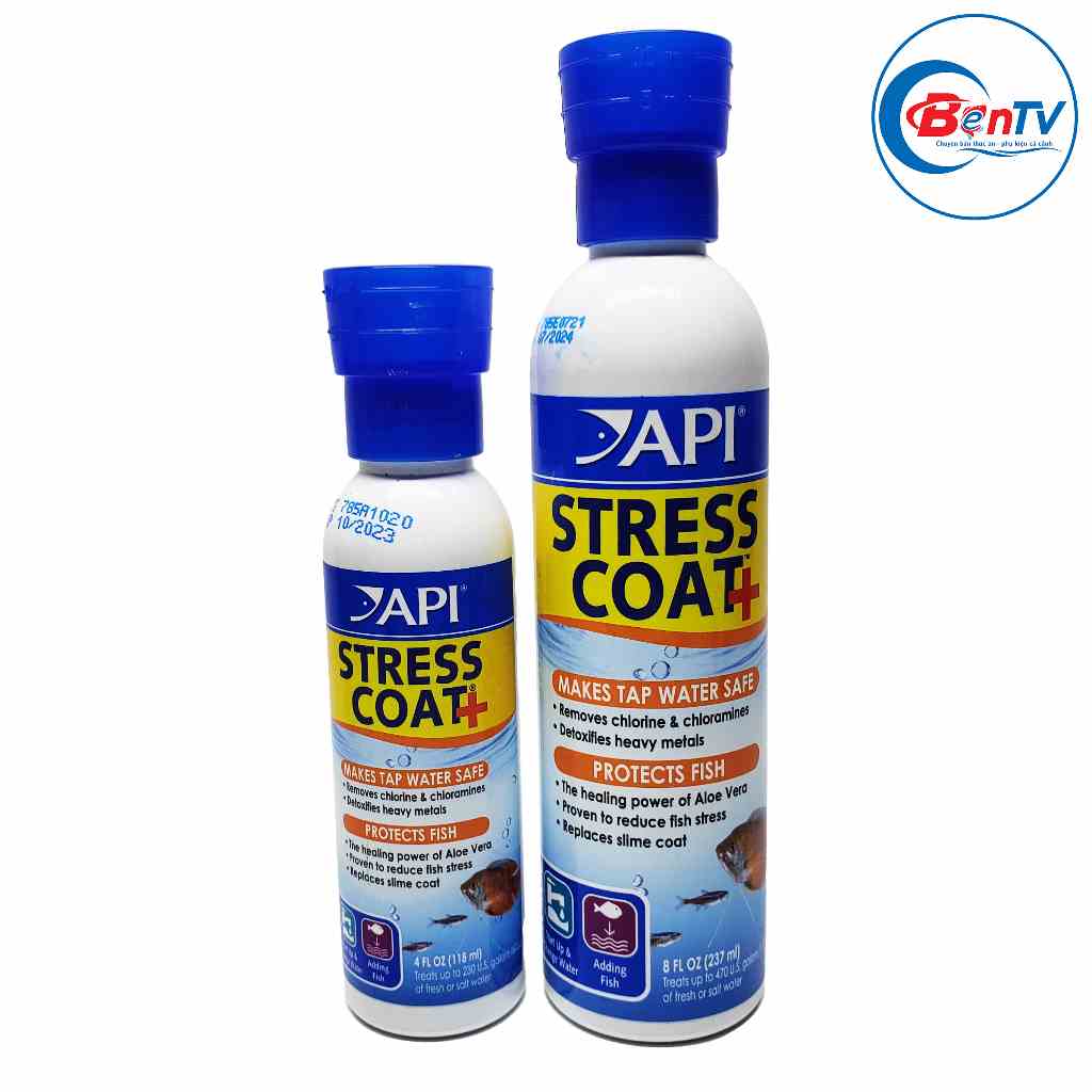 Dung Dịch Khử Clo Giảm Stress Cho Cá Cảnh API Stress Coat