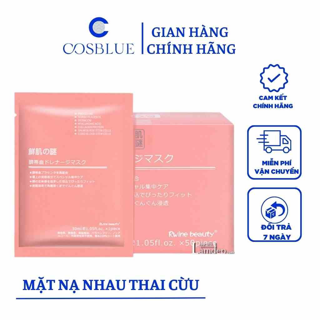 Mặt nạ nhau thai cừu tế bào gốc Rwine Beauty chính hãng Nhật Bản 1 hộp