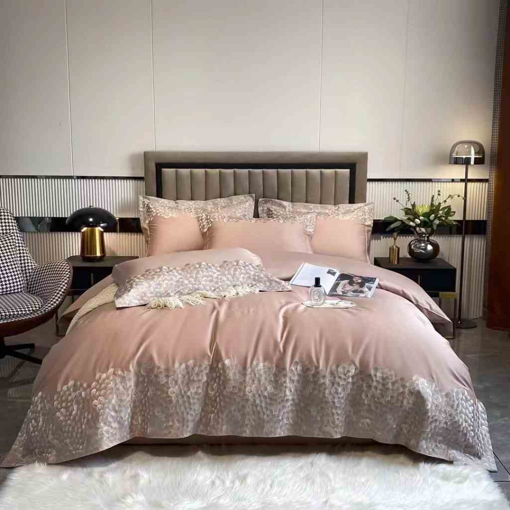 [Mã BMLTA35 giảm đến 35K đơn 99K] Bộ Chăn Ga Gối Lụa Hoàng Gia Satin 100S CA Bedding Decor