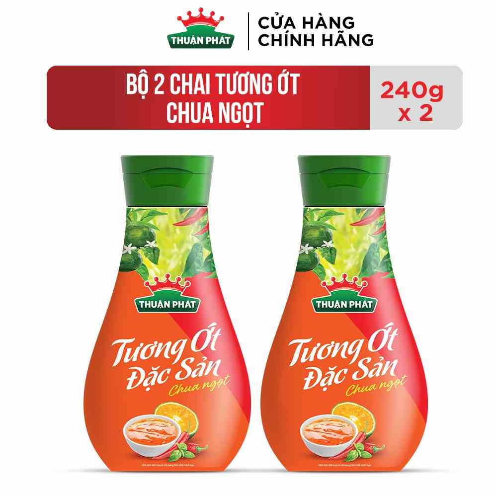 Combo 2 Tương Ớt Thuận Phát Chua Ngọt 240Gx2