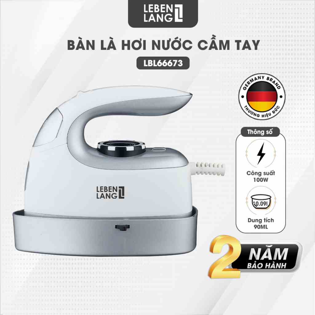 Bàn là hơi nước LEBENLANG LBL5287, mặt là phủ gốm, làm nóng nhanh trong 35s, bảo hành 2 năm – hàng chính hãng