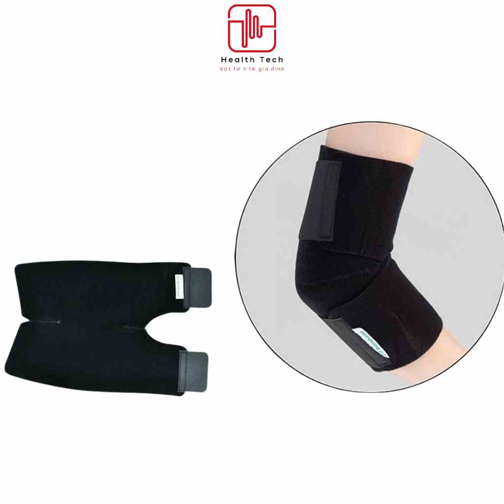 Đai nẹp khủyu tay Bonbone Standard Elbow Supporter hỗ trợ phục hồi tổn thương khi vận động, chơi thể thao - Healthtech