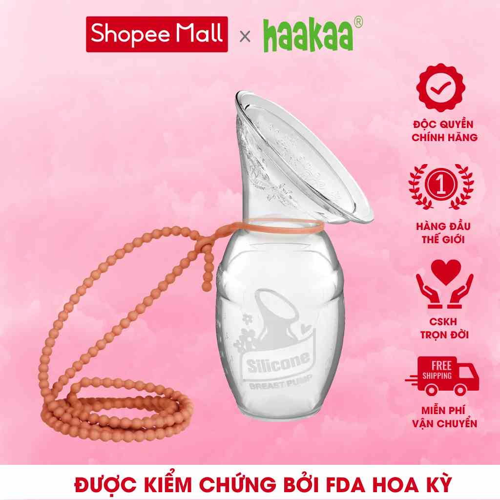 Combo Cốc hứng sữa Gen.1 và dây đeo Haakaa