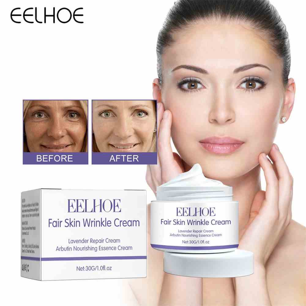 EELHOE Kem Làm Sáng Da Chống Nhăn Retinol Tự Nhiên Kem Dưỡng Da Mặt Chống Lão Hóa Kích Hoạt Sâu Collagen Giảm Nếp Nhăn Làm Mờ Tàn Nhang 30G -Ampere