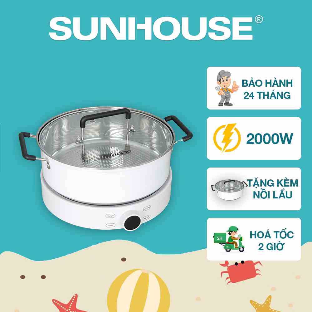 Bếp từ cảm ứng SUNHOUSE MAMA SHD6882 - Bảo hành chính hãng 24 tháng