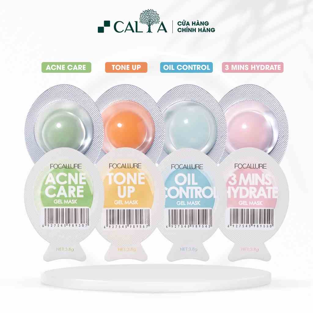 Mặt Nạ Focallure Dưỡng Ẩm, Kiềm Dầu, Dưỡng Trắng Da, Giảm Mụn - Focallure Small Egg Mask 3.8g FA-SC04