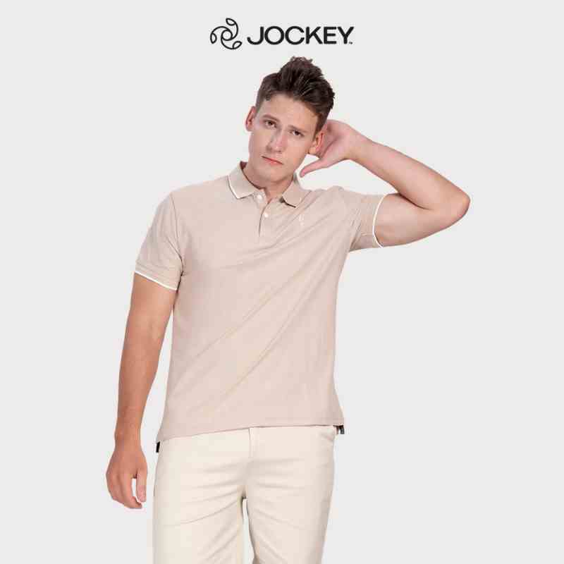 Áo Polo Nam Vải Sợi Cà Phê Jockey Khử Mùi, Thấm Hút - J1189