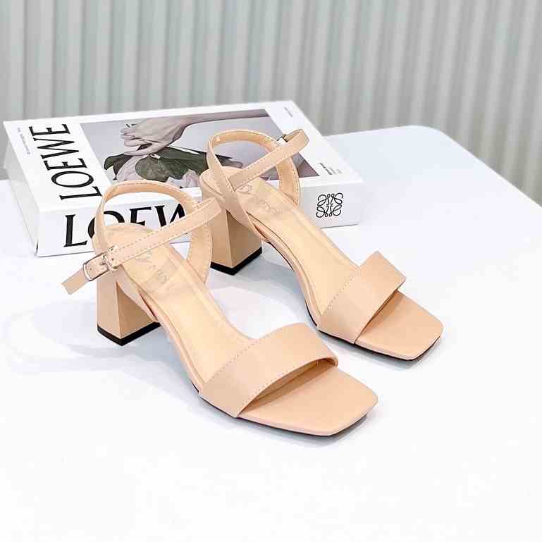 Mins Shoes - Giày Sandal Gót Vuông 6p Cao Cấp S487