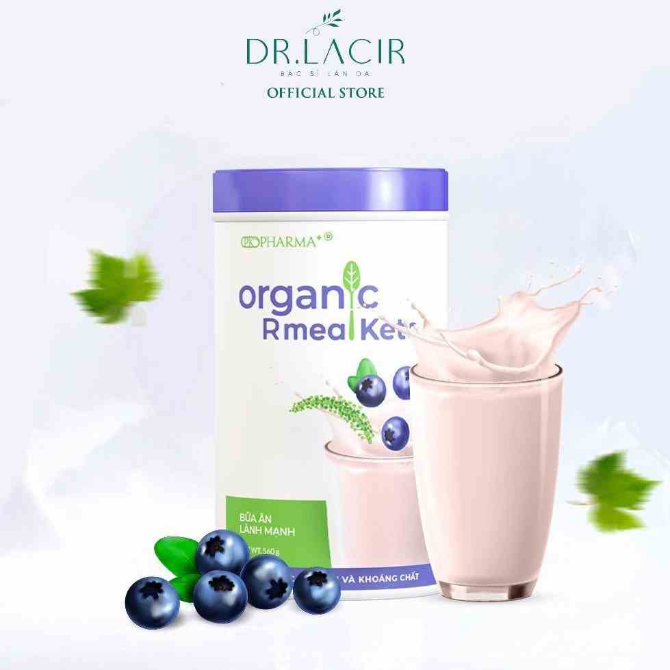 Bữa ăn lành mạnh organic rmeal Keto DR.LACIR 560G cân bằng dinh dưỡng tối ưu, giúp kiểm soát cân nặng