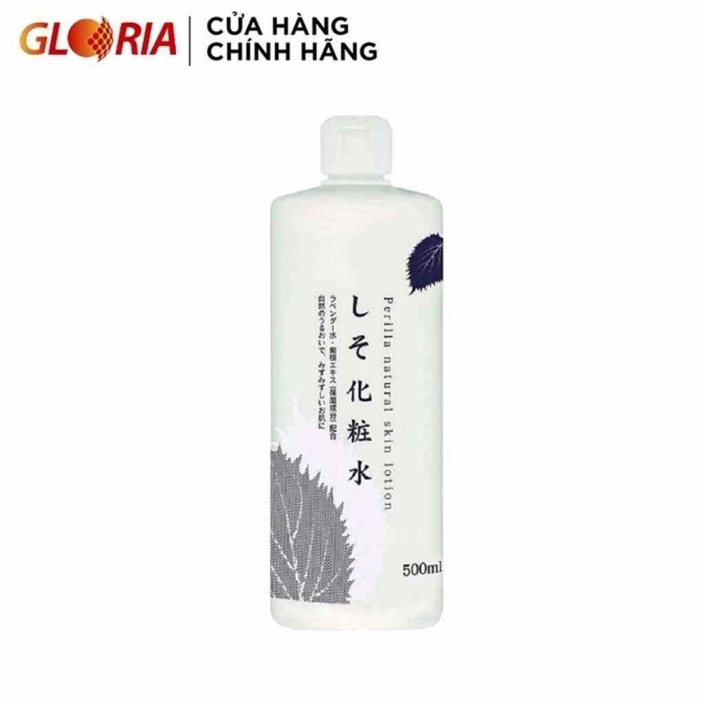 Nước Hoa Hồng Tía Tô Chinoshio Perilla Natural Skin Lotion 500ml