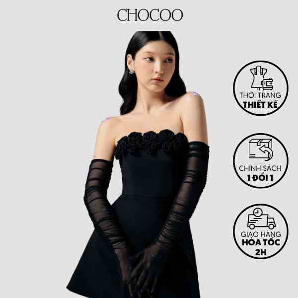 Đầm Ciara Mini Dress Chocoo Thiết Kế Chất Liệu Cotton Hoàng Kim Cao Cấp