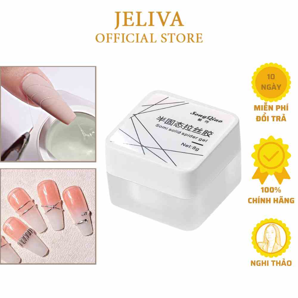 Gel nhện trong suốt chà tráng gương 8g JELIVA