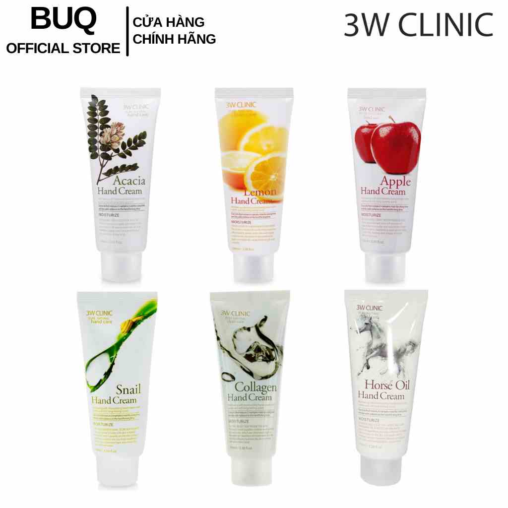 Kem dưỡng da tay 3W Clinic Hand Cream 100ml