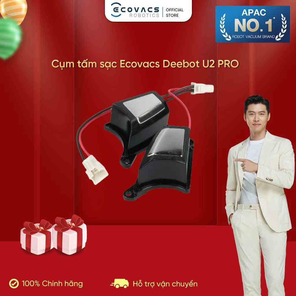 Cụm tấm sạc Ecovacs Deebot U2 PRO_Linh kiện chính hãng