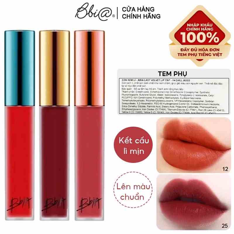 Son Kem BBIA Last Velvet Lip Tint 5g