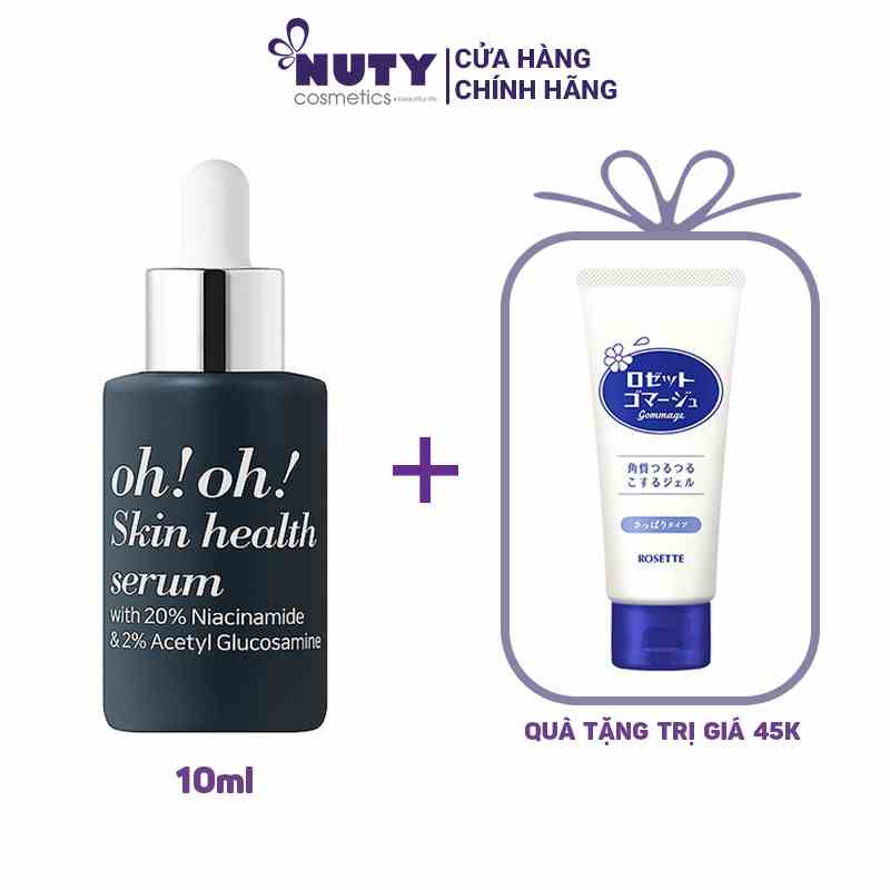 Serum Oh!Oh! Tinh Chất Dưỡng Sáng Da 20% Niacinamide & 2% Acetyl Glucosamine (10ml)