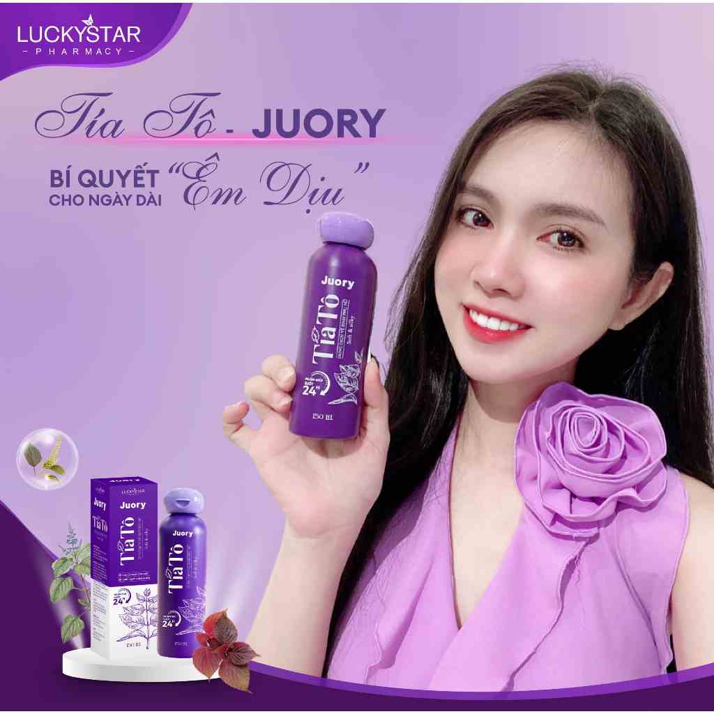 [Mã BMLTA35 giảm đến 35K đơn 99K] Dung Dịch Vệ Sinh Tía Tô Juory 150ml Lucky Star