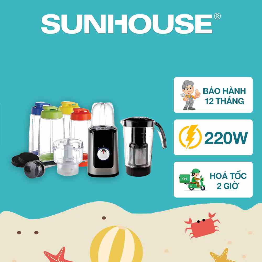 Máy xay sinh tố đa năng SUNHOUSE SHD5328 - Bảo hành chính hãng 12 tháng