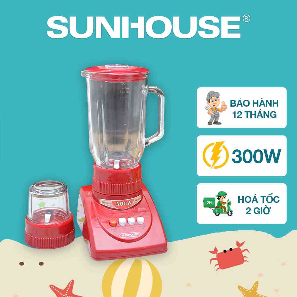 Máy xay sinh tố SUNHOUSE SHD5115 - Bảo hành chính hãng 12 tháng