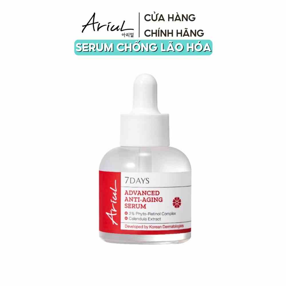 [Mã BMLTB200 giảm đến 100K đơn 499K] Tinh Chất Dưỡng Da Căng Mịn Ariul 7 Days Advanced Anti-aging Serum 20ml