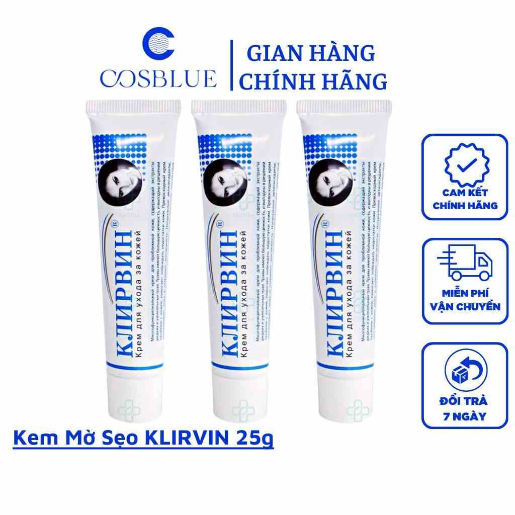 Kem Mờ Sẹo KLIRVIN 25g, mờ thâm, rạn da giúp phục hồi các tổn thương trên da và thúc đẩy tái tạo da hiệu quả