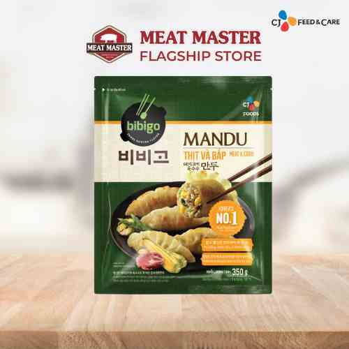 [Mã BMLTB200 giảm đến 100K đơn 499K] BIBIGO -BÁNH MANDU THỊT VÀ BẮP – GÓI 3 (350G/GÓI)