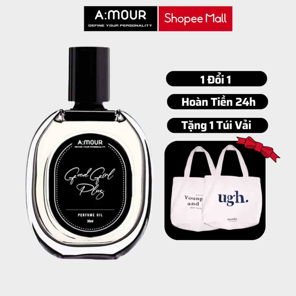 Tinh Dầu Nước Hoa Nữ Good Girl Plus Nguyên Liệu Nhập Pháp Hương Thơm Mộc Mạc, Sang Trọng 30ml - Dạng Xịt