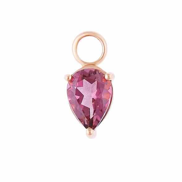 PRIMA Charm Bông Tai Vàng 9K - Đá Pink Tourmaline (1 Chiếc) - BST HUGGIE - 154D0007-01