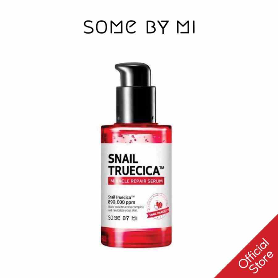 [Mã BMTTC60K giảm đến 60K đơn 50K] Tinh chất ốc sên đen cải Thiện sẹo mụn Some By Mi Snail Truecica Miracle Repair 50ml