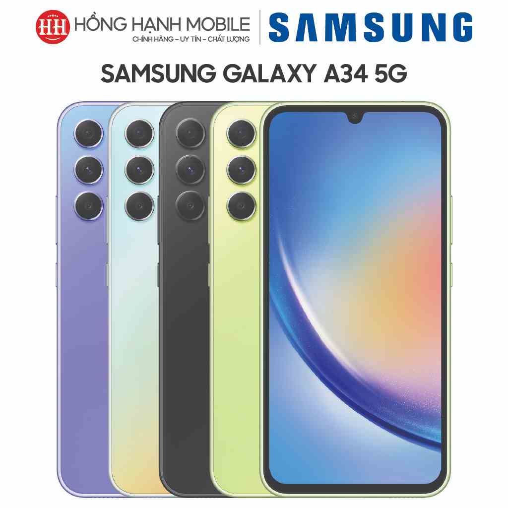 Điện Thoại Samsung A34 5G 8GB/128GB - Hàng Chính Hãng