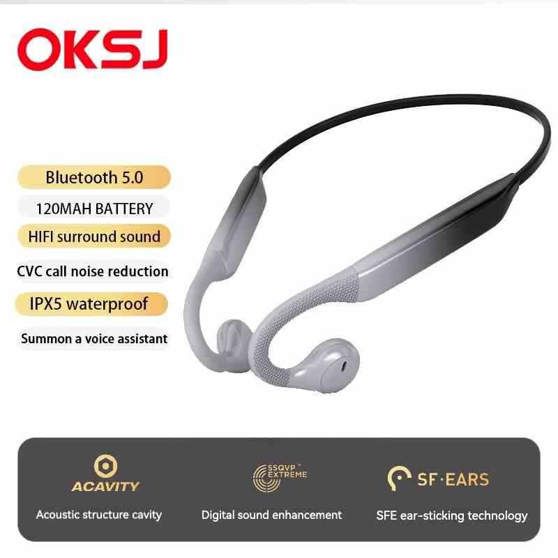 Tai nghe OKSJ K9 Bluetooth5.0 dẫn xương thể thao cho Apple/Xiaomi/VIVO/Android