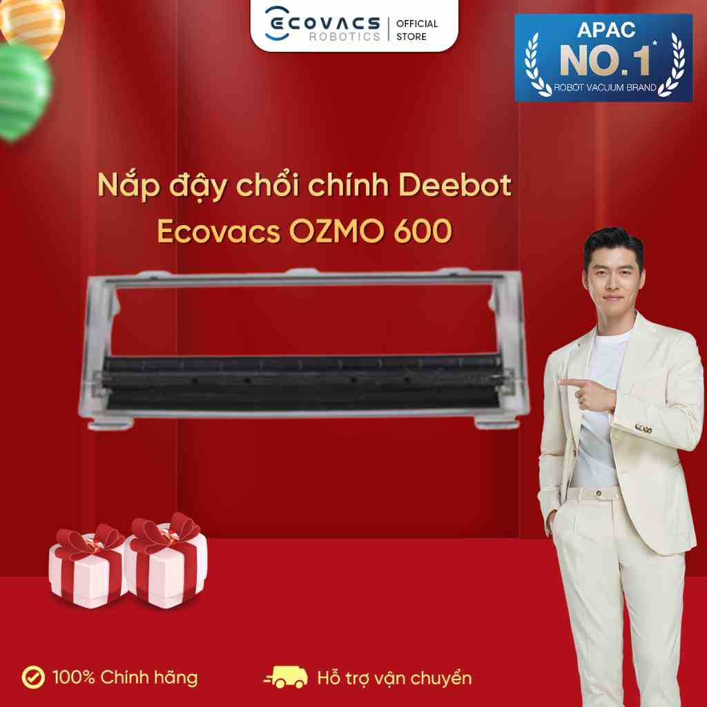 Nắp đậy chổi chính Deebot Ecovacs OZMO 600_Hàng nhập khẩu chính hãng