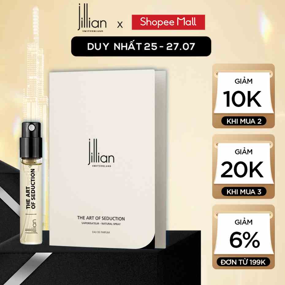 Nước hoa Nam JILLIAN - THE ART OF SEDUCTION 2.5 ML