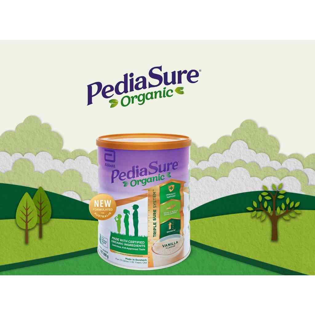 Sữa bột hữu cơ pediasure organic vanilla 800g nội địa Úc  Extate Official Mall