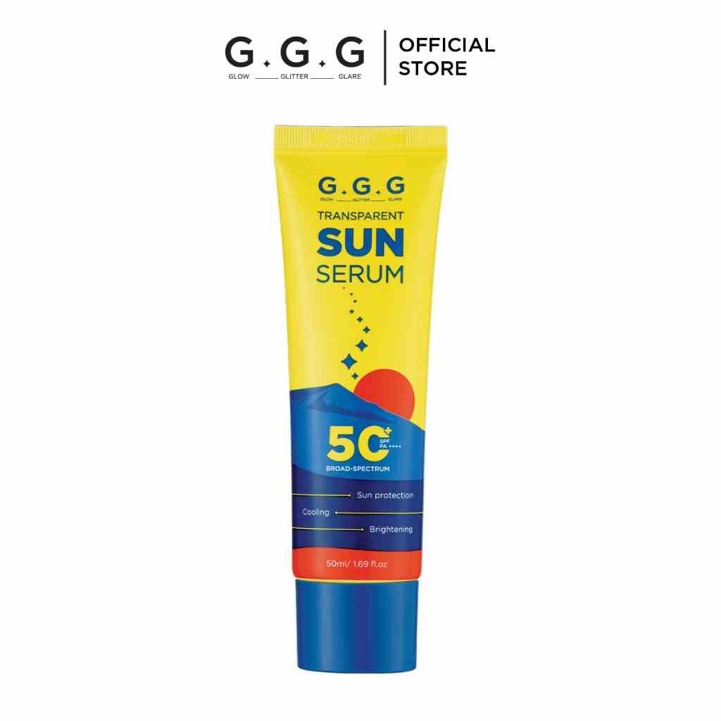 Kem Chống Nắng Phổ Rộng GGG Dạng Serum Chống UVA & UVB Dưỡng Sáng Transparent Sun SPF50+/PA++++ 50ml